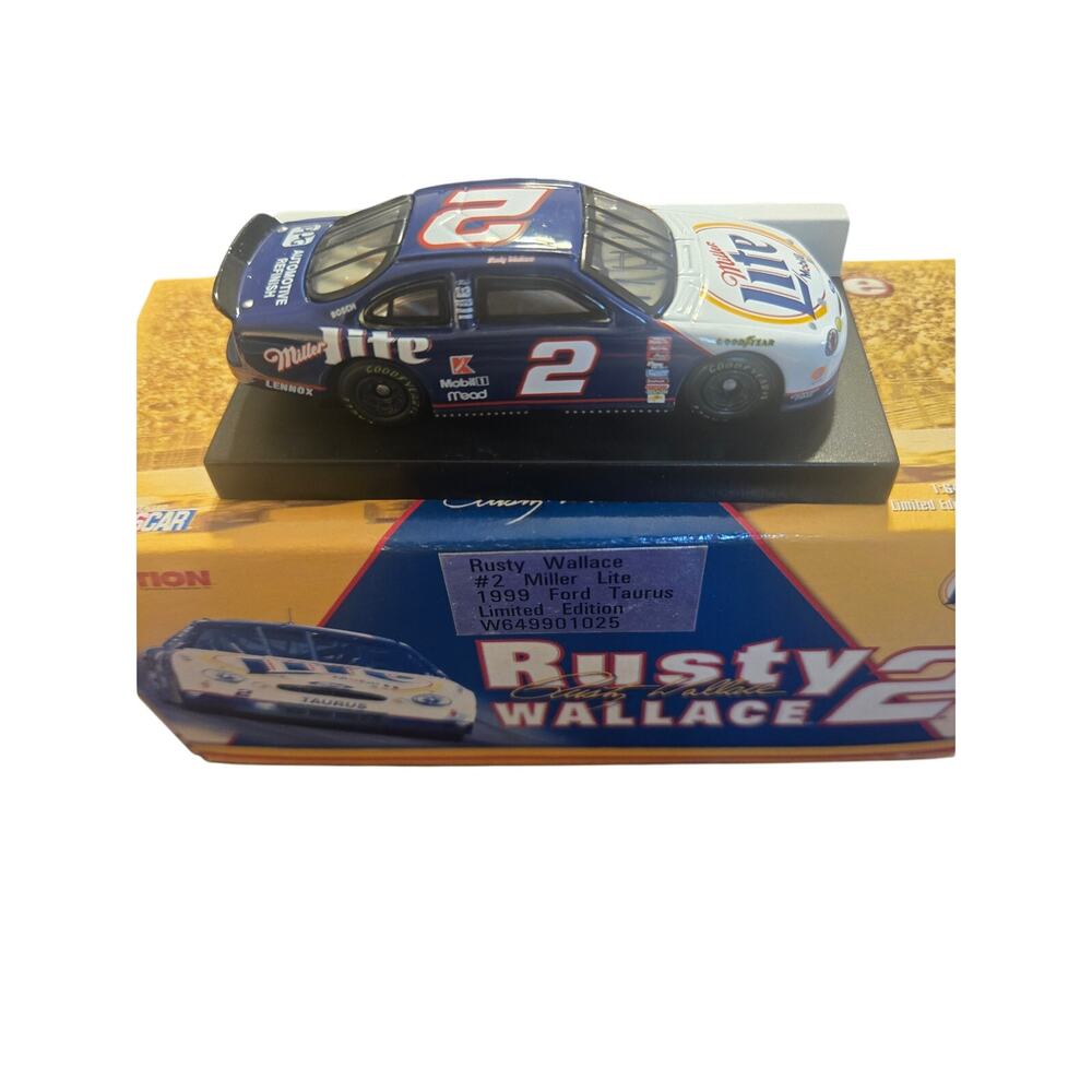 Rusty Wallace #2 Miller Lite 1999 Ford Taurus 1:64 NASCAR Diecast Action